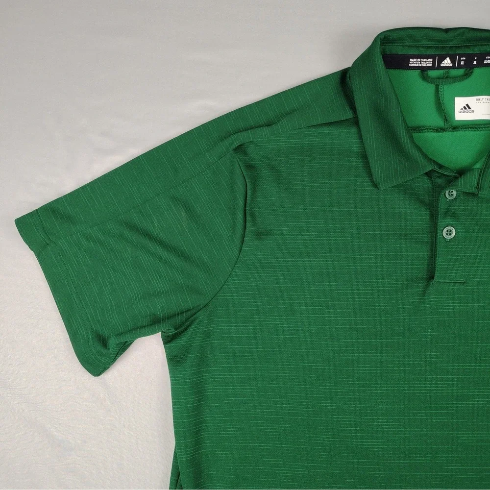 Adidas USF Bulls Polo Shirt Men's XL Green South Florida Golf Performance NCAA